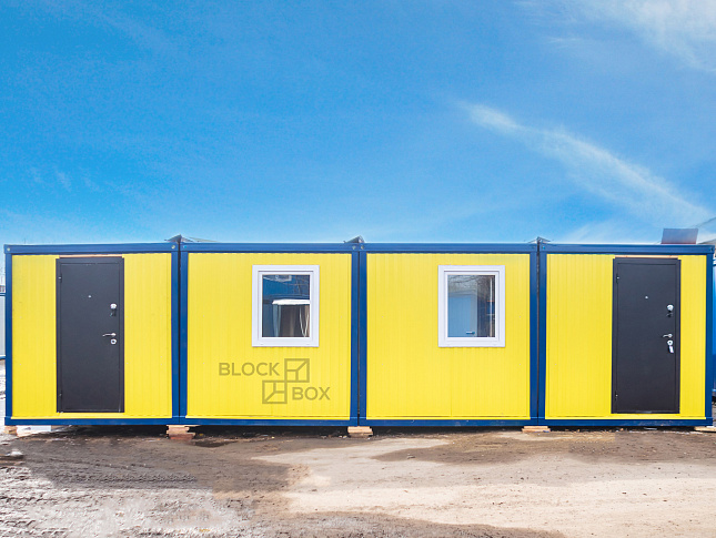 Большой контрольно-пропускной пункт с двумя проходными